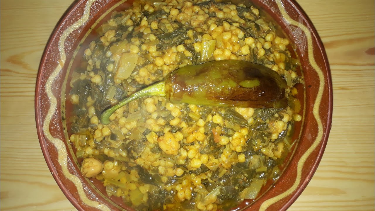 Thavazint, un plat algérien traditionnel de la kabylie.