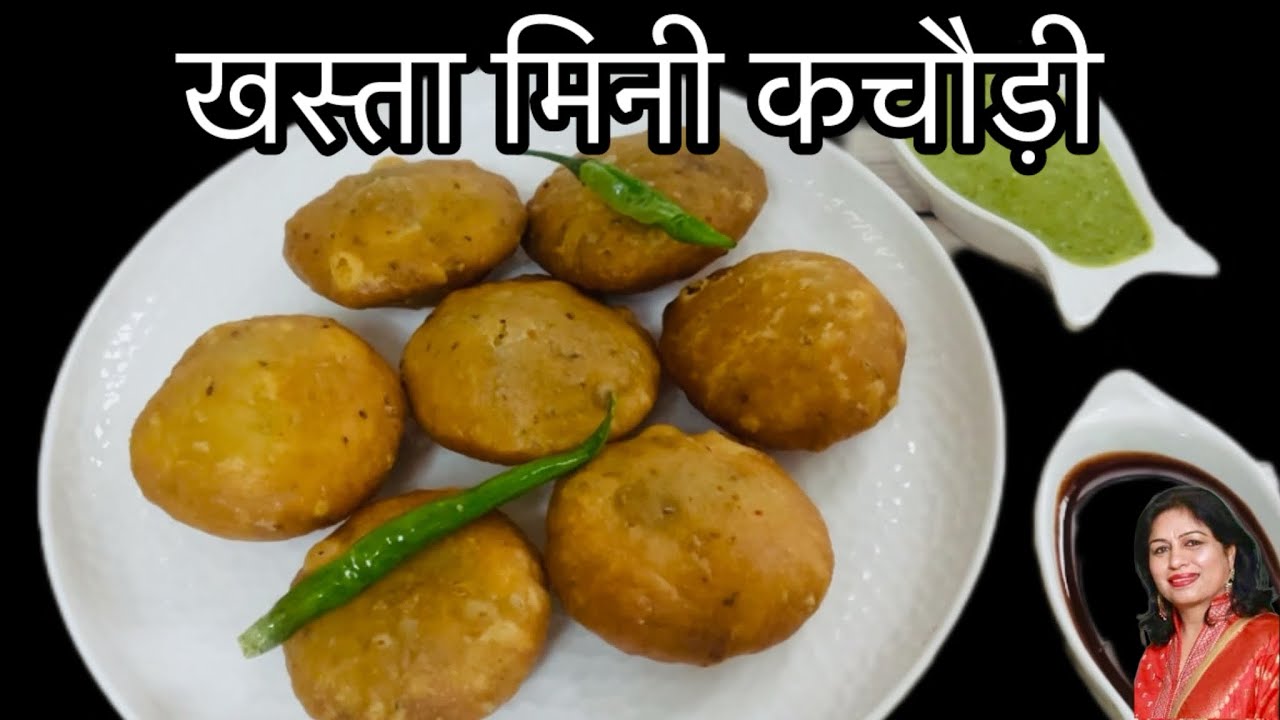 Mini Moong Dal Kachori Recipe | Crispy Khasta Mini Kachori at Home