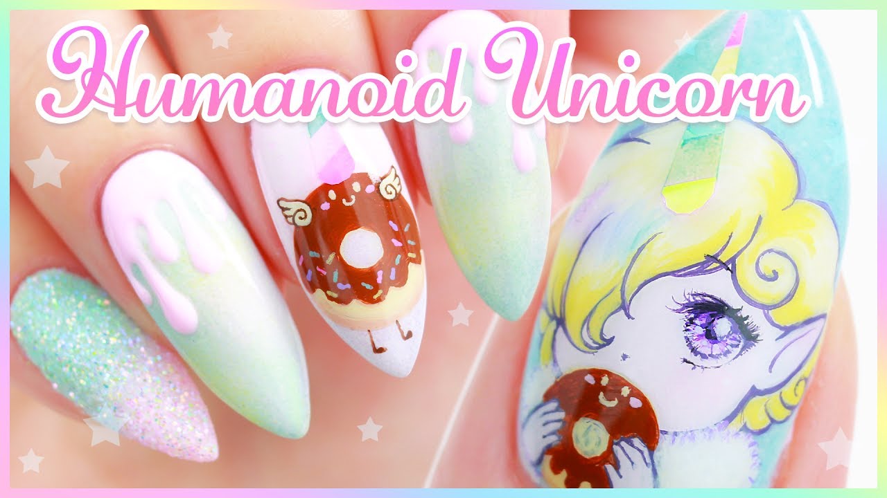 ☆ Original Character Nail Art - Unicorns ☆