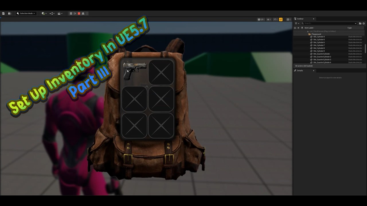 Set Up Inventory in Unreal Engine 5.7 (Part 3)