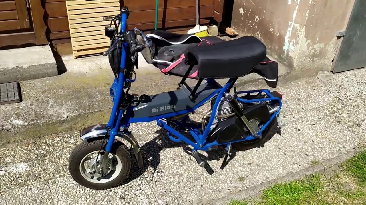 Di Blasi R7 das Faltmoped aus der Tasche..