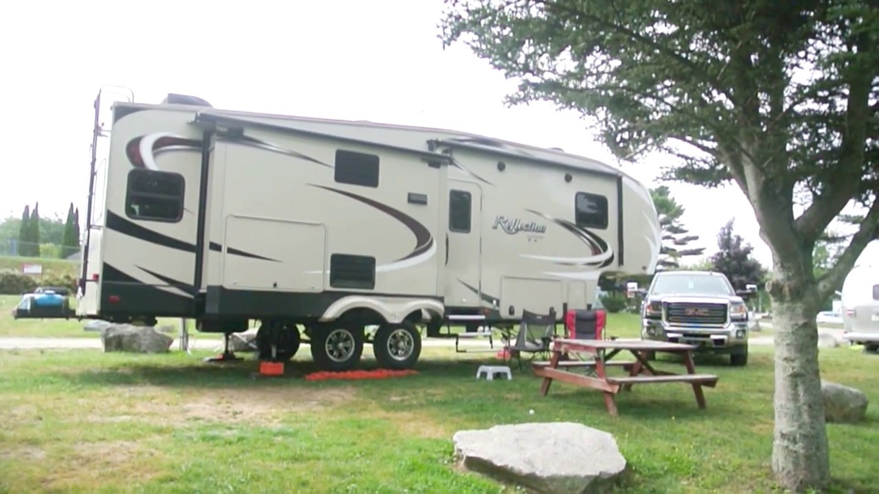 Staying at the Mt. Desert Narrows Campground near Bar Harbor, Me