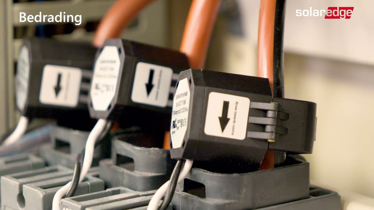 Installatie van de SolarEdge Energiemeter met Modbus aansluiting | Nederland