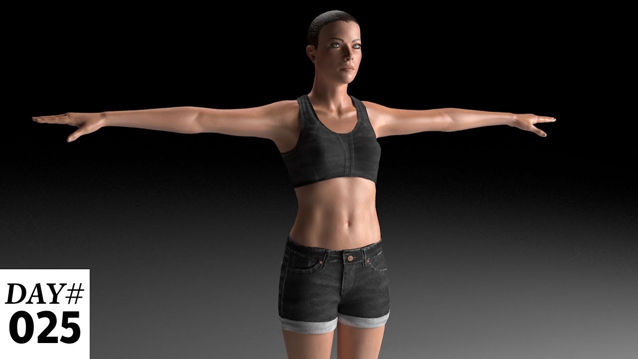 Adobe Fuse Characters: Realistic Eye Light and PBR Skin Shader in Cinema 4D