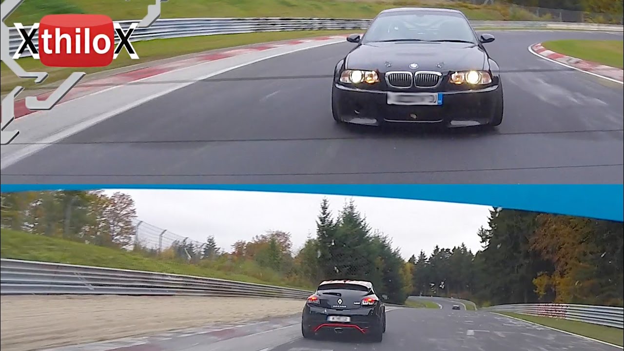 Seat Leon Cupra + BMW E46 M3 - M Gott chasing me on Nürburgring Nordschleife TF BTG