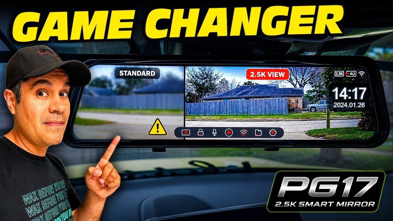 The Dash Cam Everyone's Talking About 2.5K Mirror & Dash Cam PG17 • Azdome • Unbiased Review!