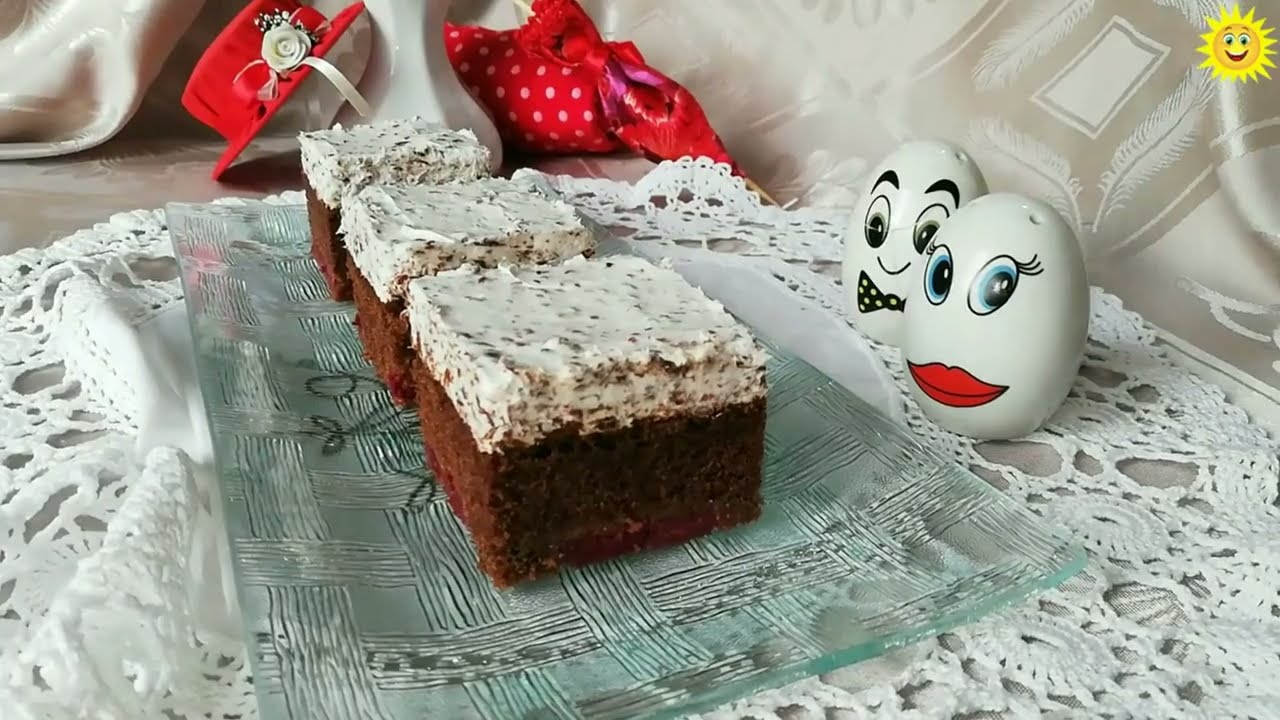 švarcvald kolač / Kocke sa VIŠNJAMA I ŠLAGOM