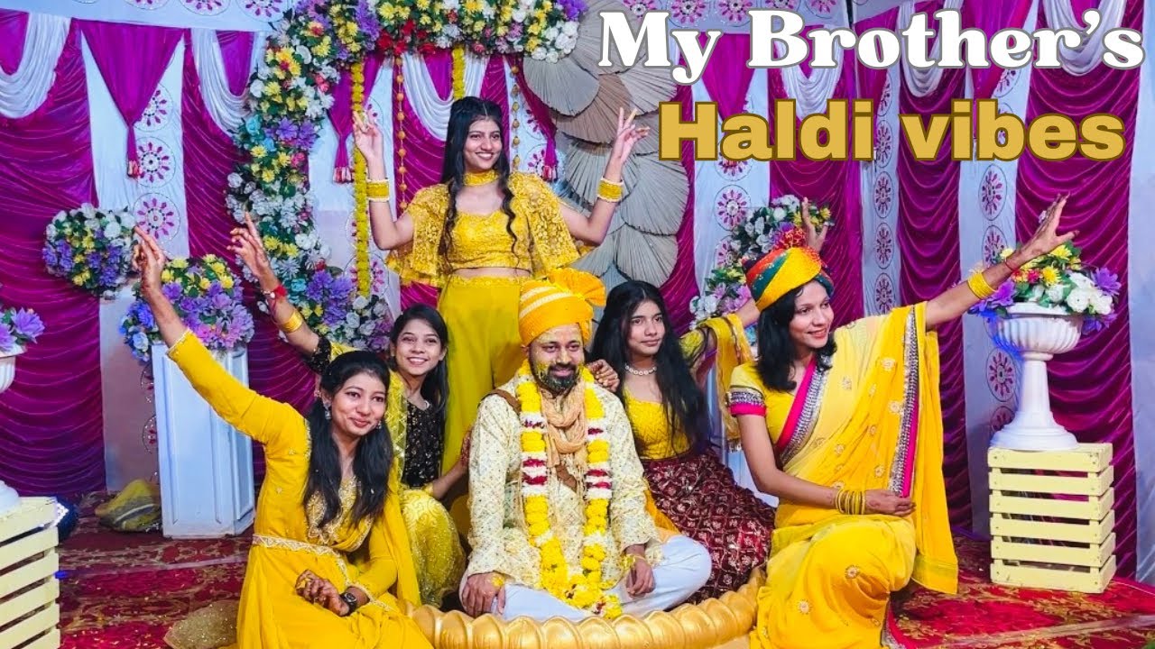 My Brother’s haldi vibes🥳💛 || Preetigoyal-h1h || Day 84