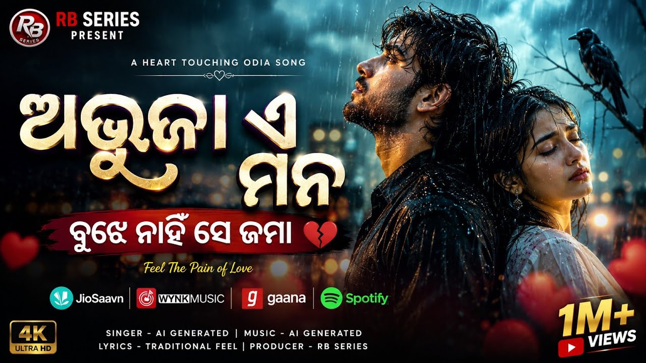 ଅଭୁଜା ଏ ମନ ବୁଝେ ନାହିଁ ସେ ଜମା | New Odia Sad Love Song 2026 | Heart Touching Odia Romantic Song | RB