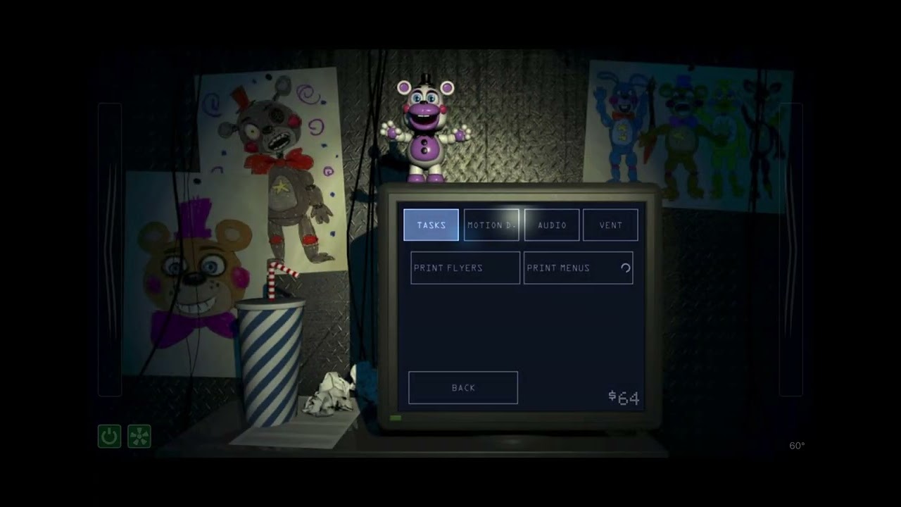 FNAF pizzeria simulator (day 3)