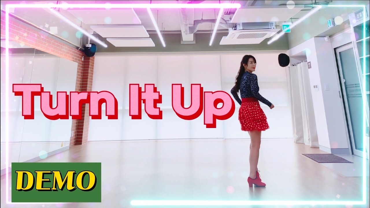 Turn It Up Linedance | Improver | 턴 잇 업 라인댄스 | 송민재 라인댄스 | DEMO