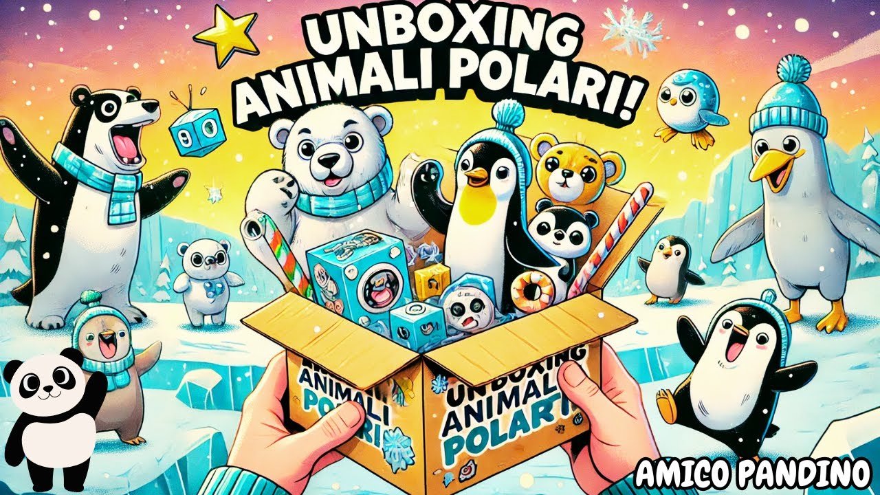UNBOXING Animali Polari 🐻‍❄️❄️ | Sorprese e Giocattoli Divertenti per Bambini - Animali per bambini