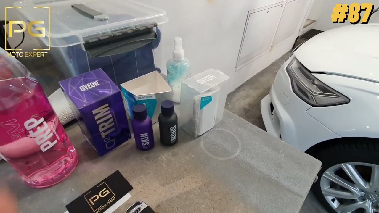 #87 Audi A6 C7 4G S-Line biała perła LS9R lakierowanie korekta ceramika