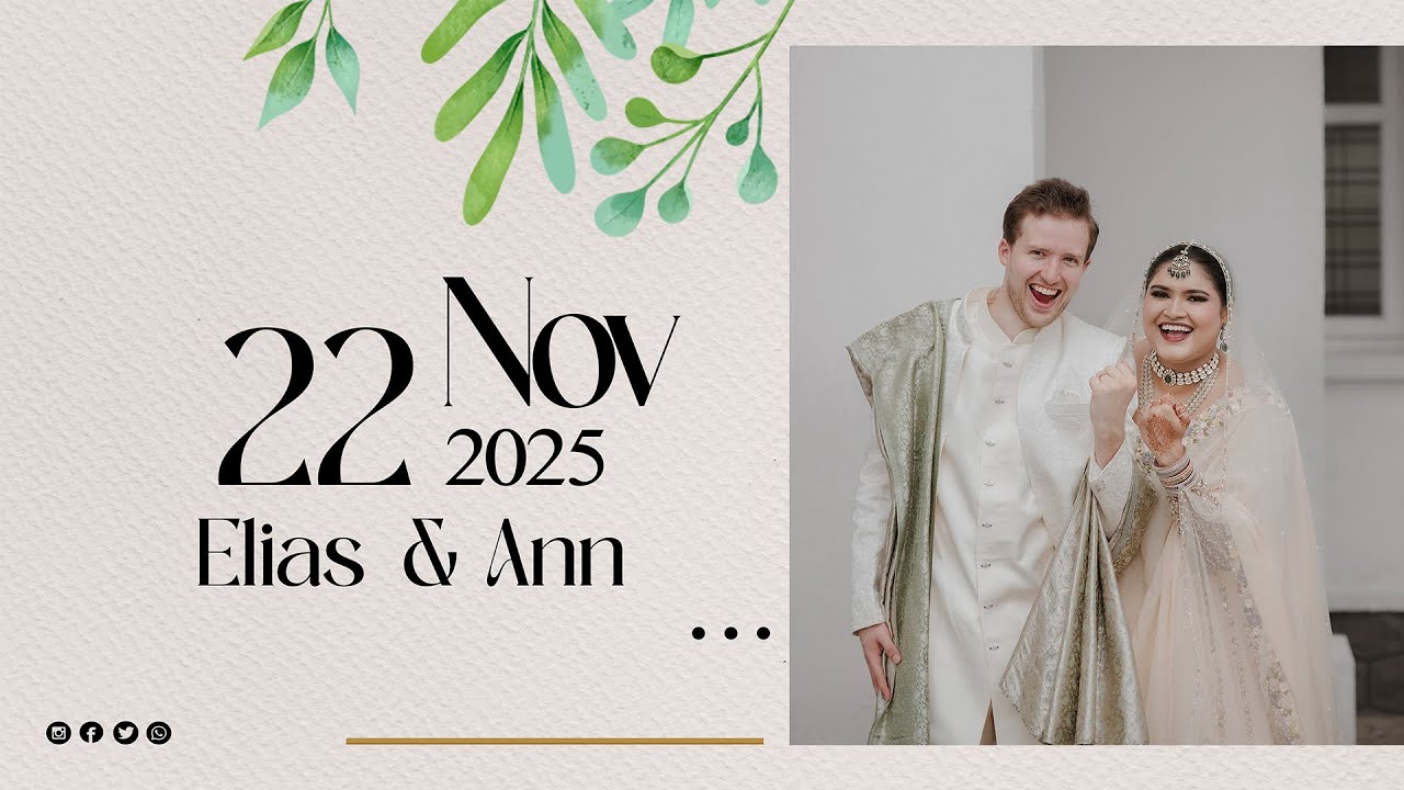 ELIAS / ANN - WEDDING LIVE STREAMING  - NOVEMBER -  22 - 2025