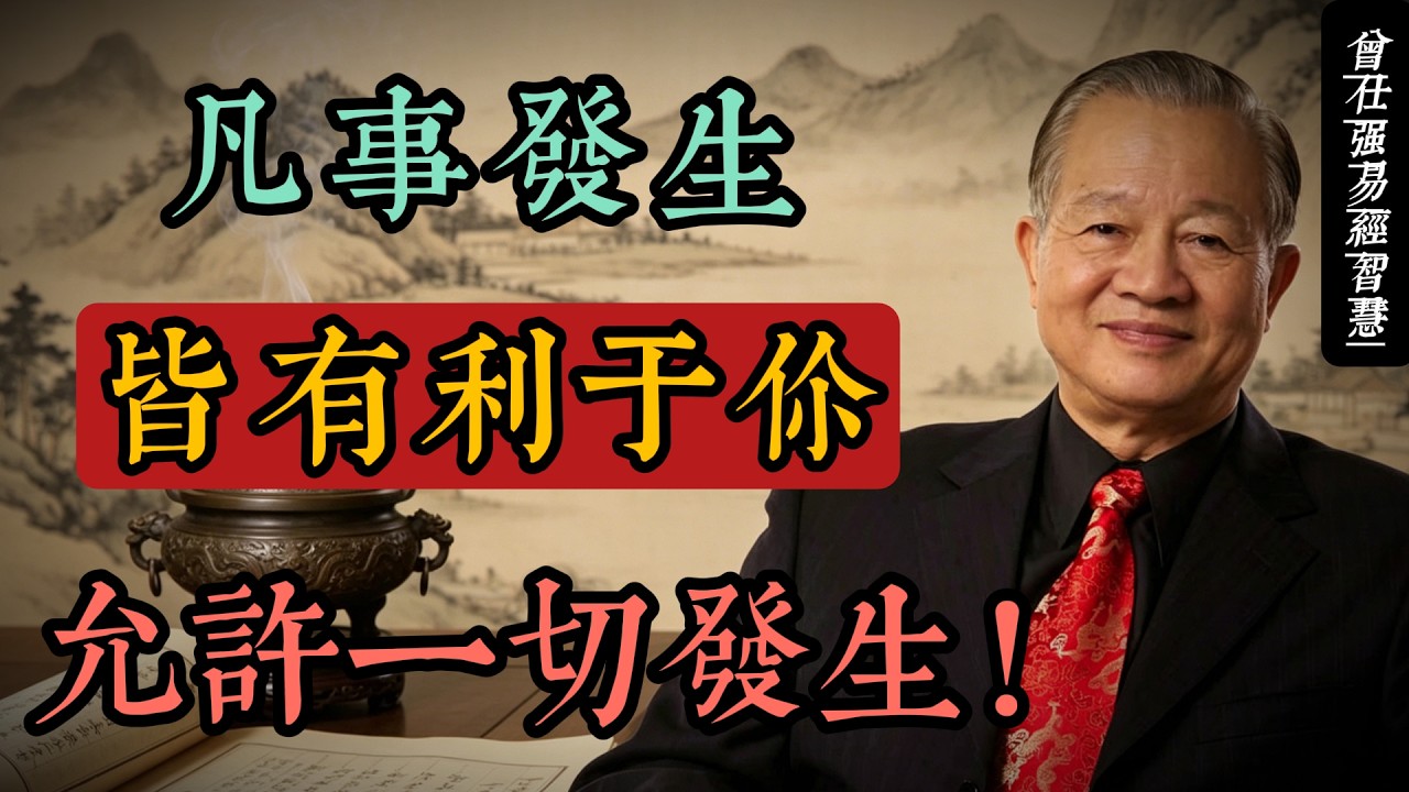 《凡事發生皆有利於我》｜曾仕強式國學智慧：允許一切發生，人生自會從容#人生智慧 #命理 #哲學 #曾仕強 #易經 #正能量