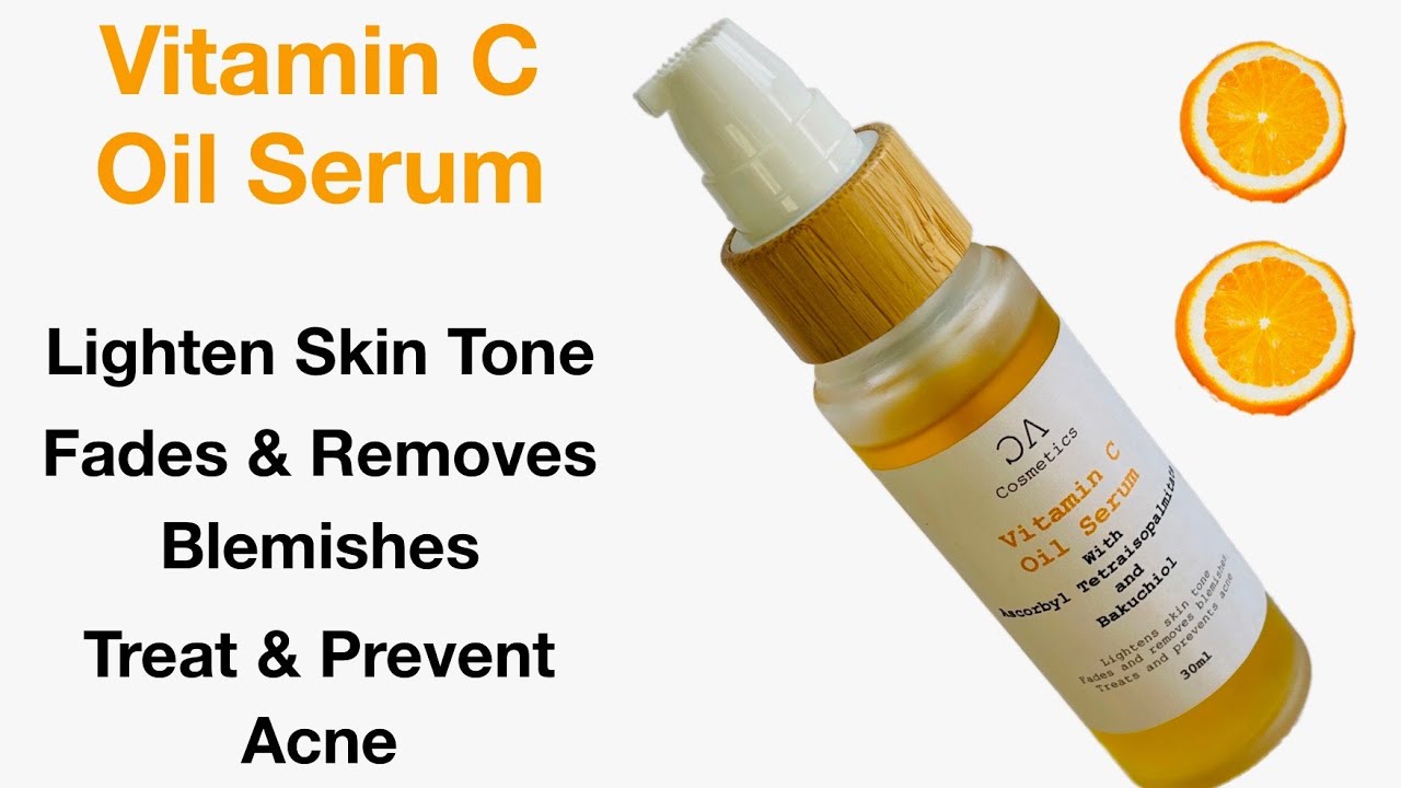 Vitamin C Oil Serum For Face & Skin / Instantly Brightens The Skin And Leaves It Glowing