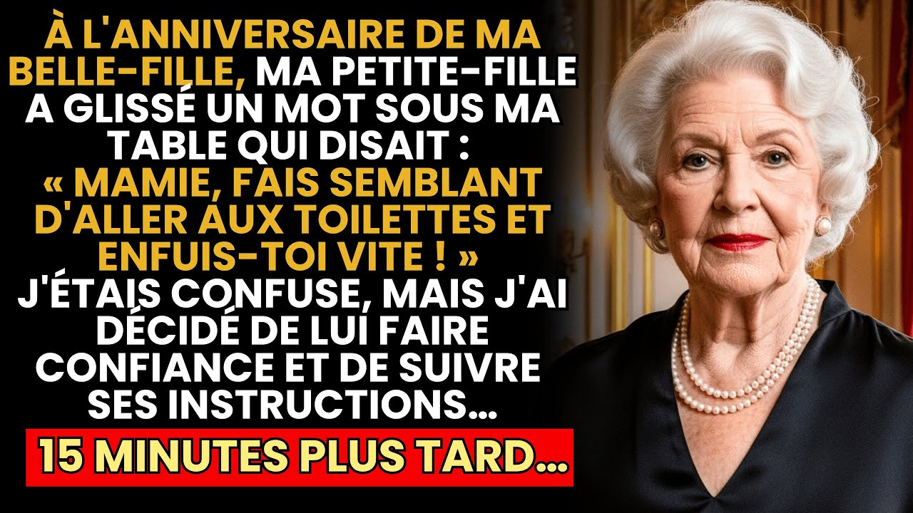 « Mamie, Enfuis-Toi Vite », Disait Le Mot De Ma Petite-Fille… Quelques Minutes Plus Tard…