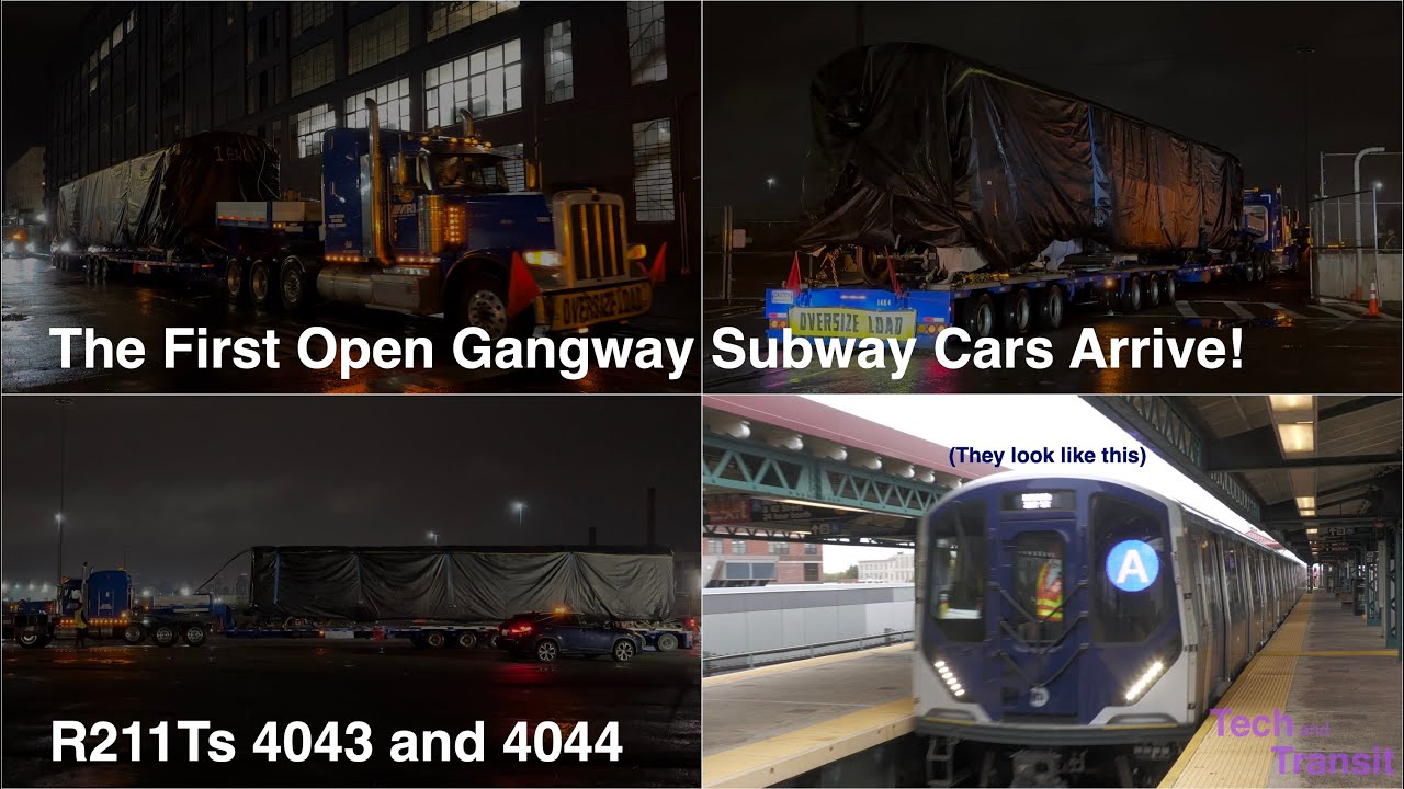 ⁴ᴷ ᴴᴰᴿ First Open Gangway R211T Subway Cars Arrive in New York City!