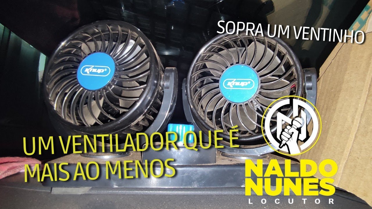 NOVA AQUISIÇÃO/ventilador automotivo duplo/KNUP ORIGINAL/TRIO ELÉTRICO 🎤📣🎙️🗣️22/8/23