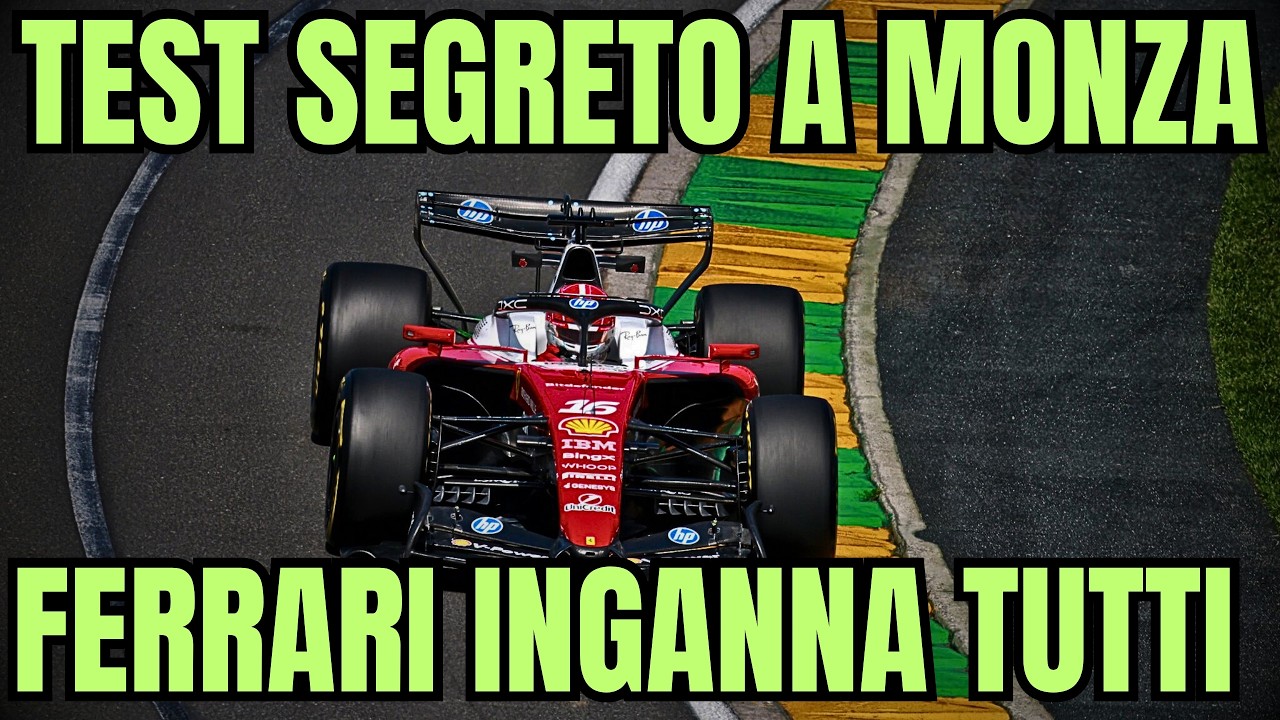 TEST SEGRETO A MONZA! La mossa folle di Ferrari per battere Mercedes