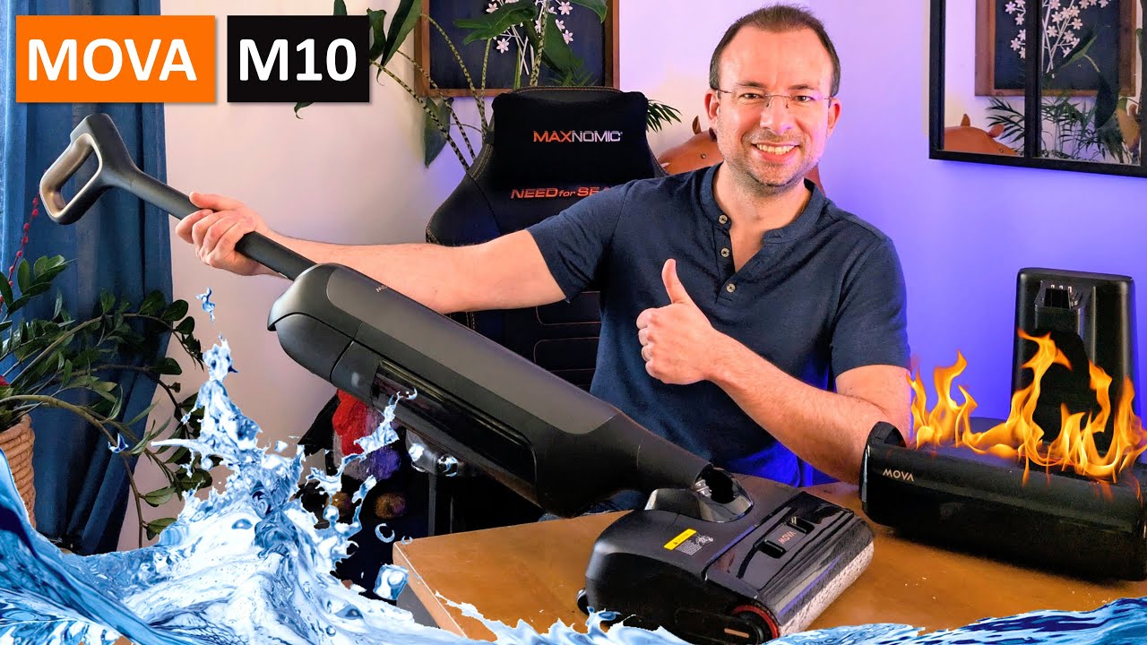 Mova M10 ❤️ Un des meilleurs rapports qualité prix chez les aspirateurs laveurs