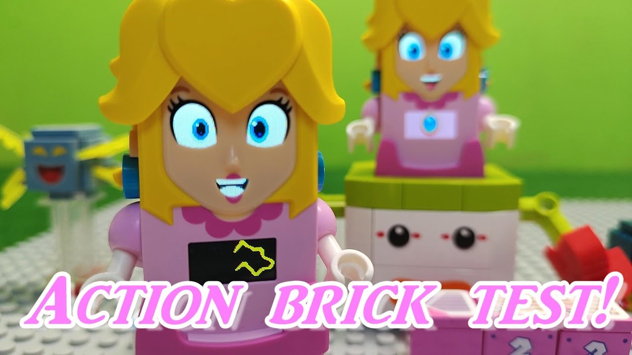 LEGO Peach Action Bricks Test!