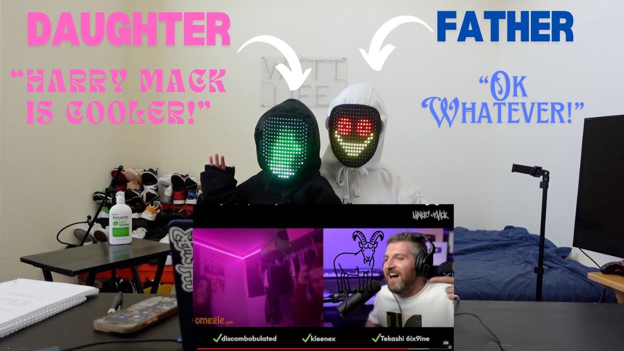 Father and Daughter time! She told me Harry mack is better than EMINEM! (Reacting to HM Omegle 69)