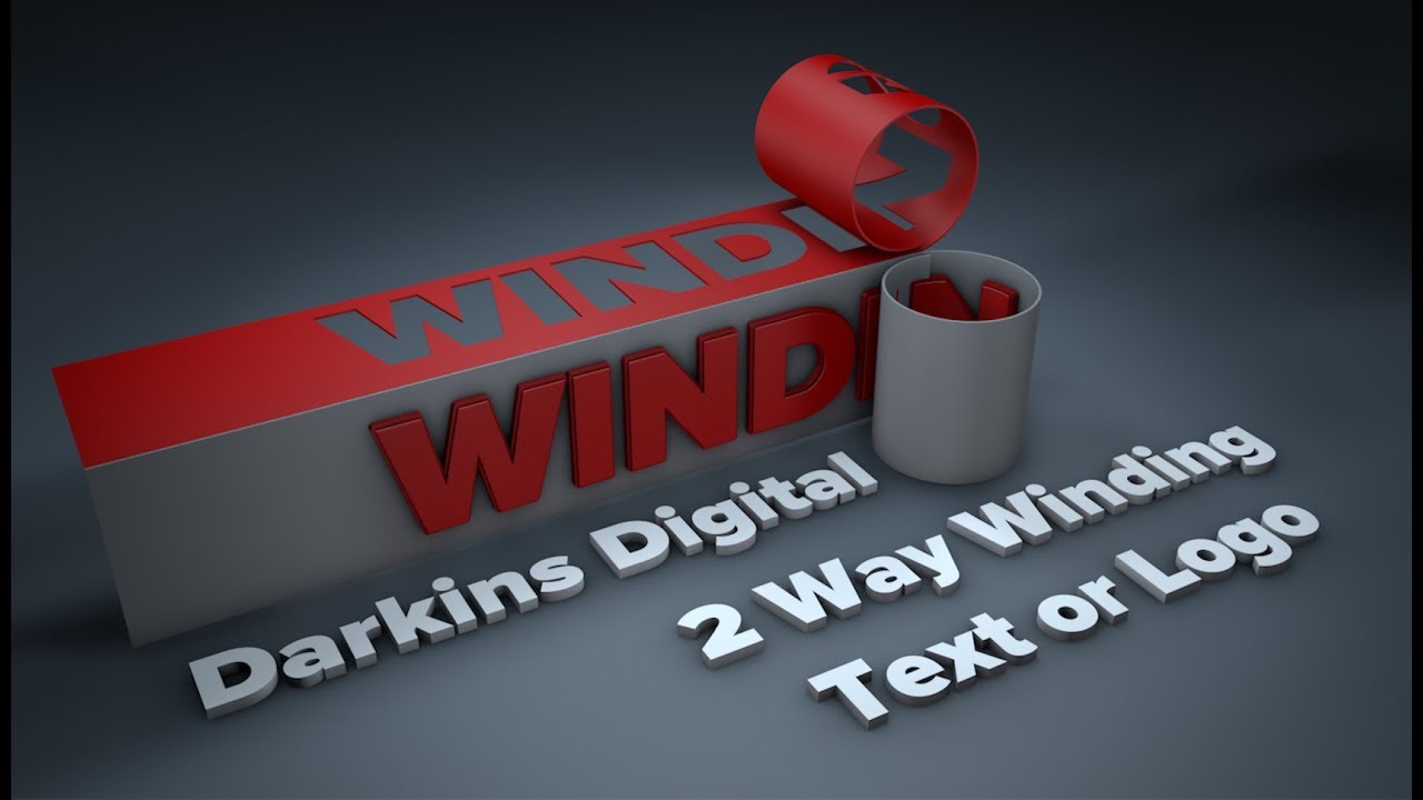 Winding Text on Surface in 2 Way using Cinema 4D Tutorial