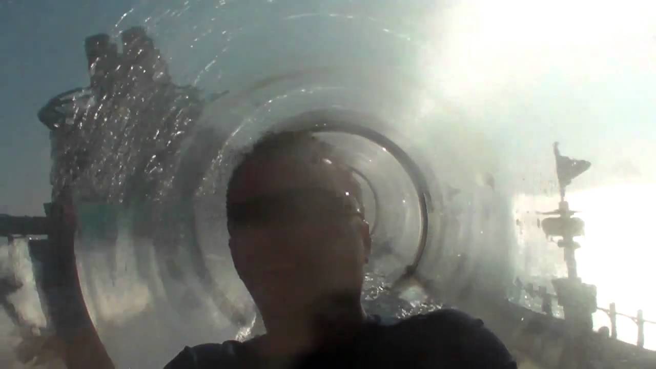 Marc Saltzman rides Disney Dream's 'AquaDuck' water coaster