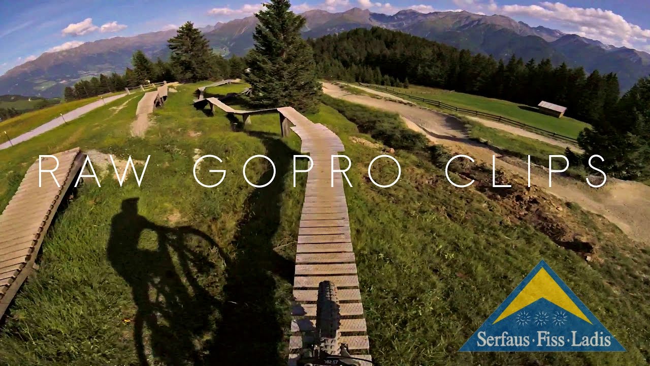 RAW gopro clips - Bikepark Serfaus Fiss Ladis 2016 | eurobiketrip day1 part2 -subtitled-