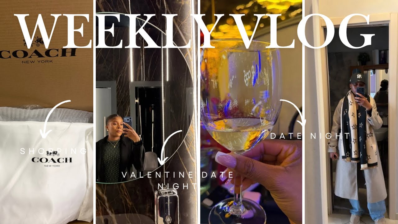 Valentine’s Day Vlog 💐 Shopping, Dinner Date & Affordable Luxury Bag Unboxing