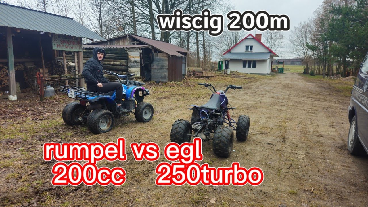 podczepiliśmy w&oacute;z do transportu drzewa do rumpla || EGL 250 turbo powr&oacute;cił