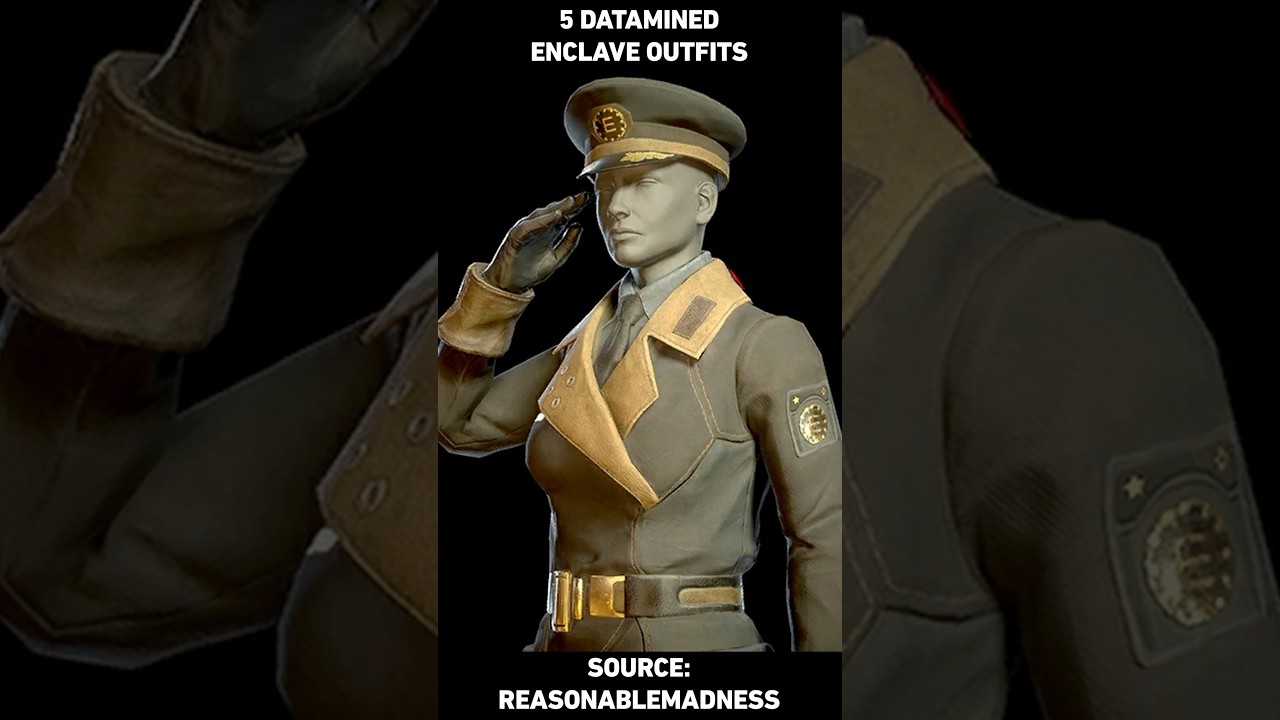 5 DATAMINED ENCLAVE OUTFITS COMING TO FALLOUT 76!