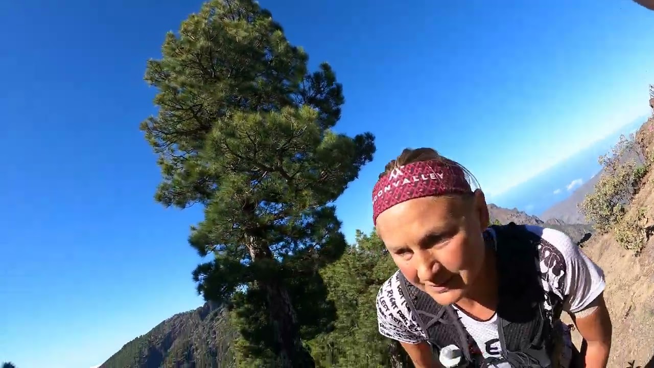 Ida Nilson km 39 Trasnvulcania Caldera de Taburiente