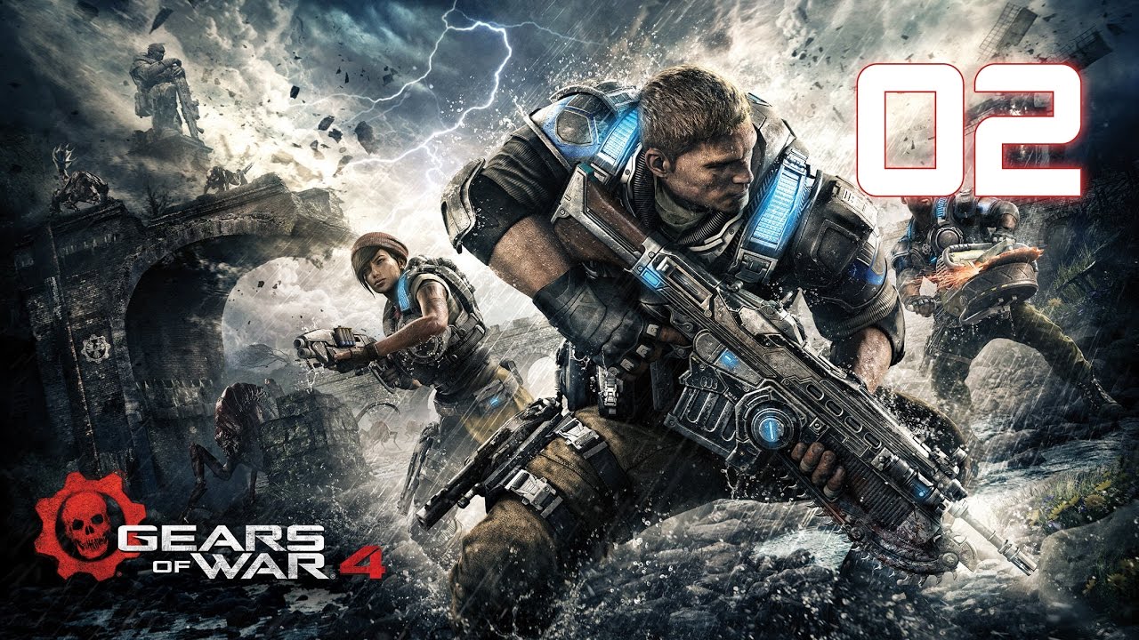 Gears of War 4 PC 100% Walkthrough 02 (Hardcore) |ACT 1-1| (The Raid)