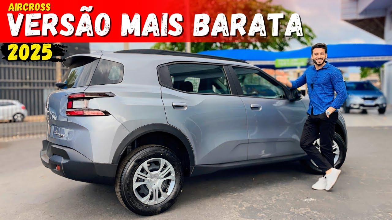 AIRCROSS 2025 na versão FEEL que é a mais barata com motor TURBO