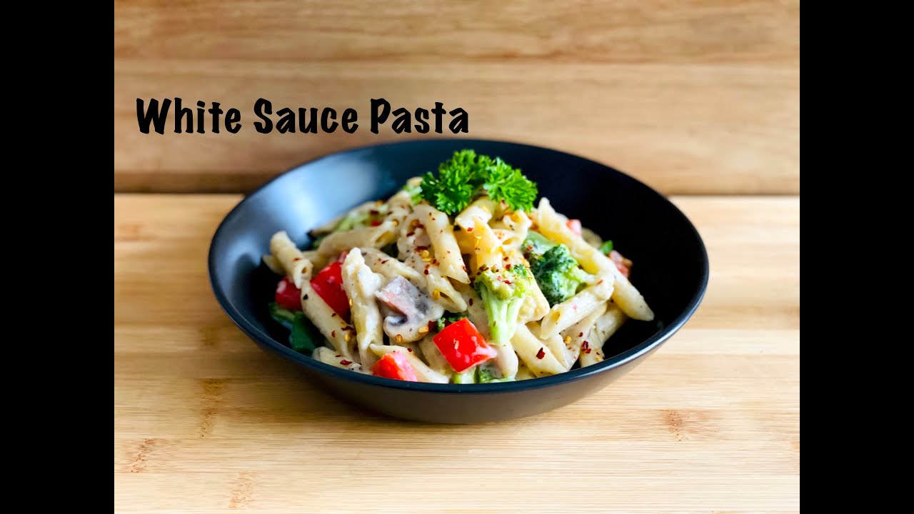 White Sauce Pasta | With Vegetables | Quick and Easy