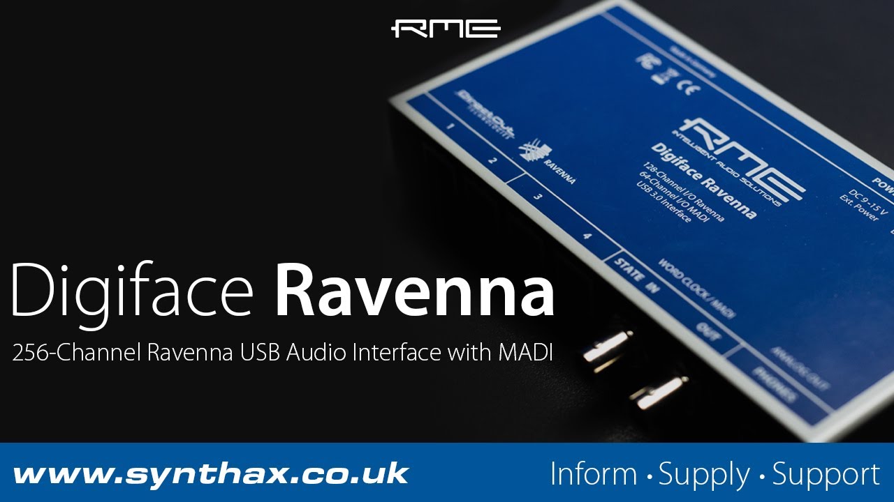 RME Digiface Ravenna Overview: 256-Channel Ravenna USB Audio Interface with MADI Connectivity