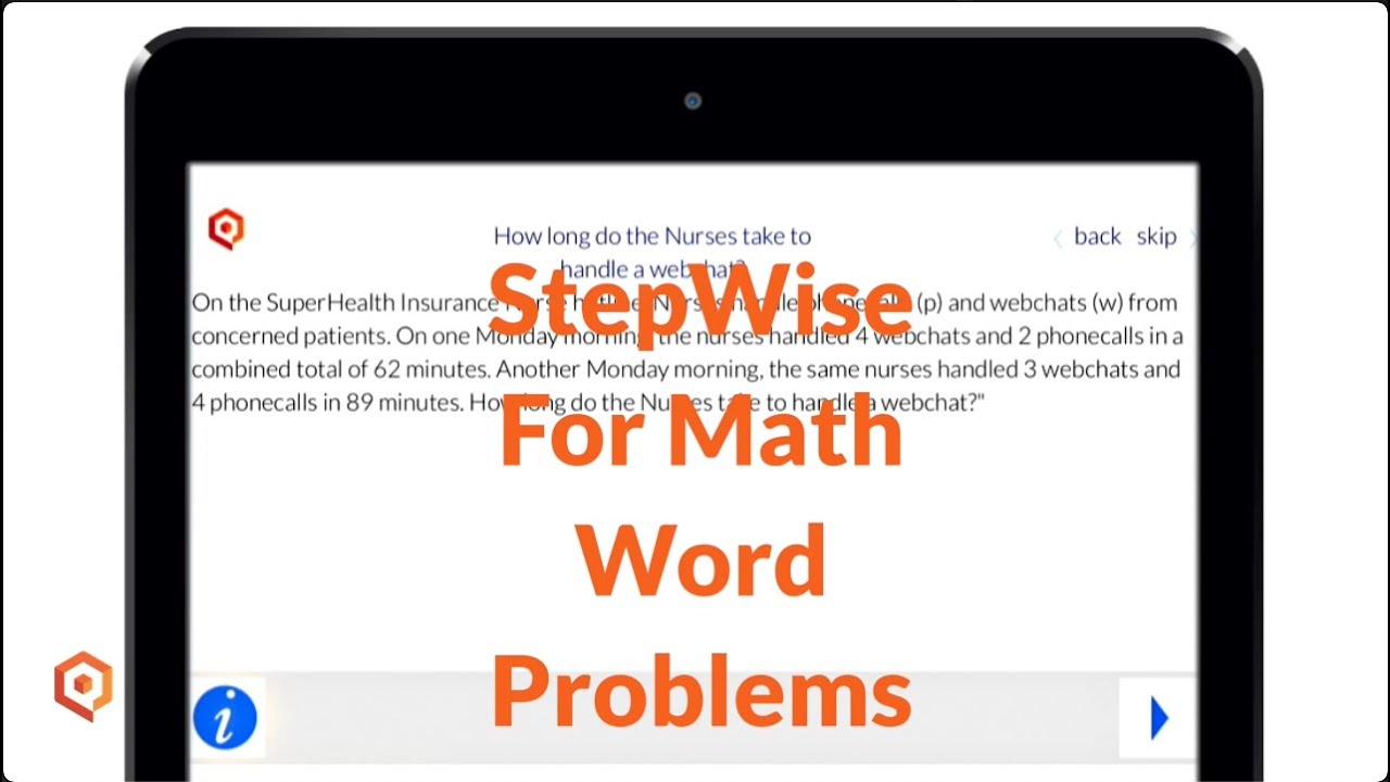 StepWise for Math Word Problems Using SRSD