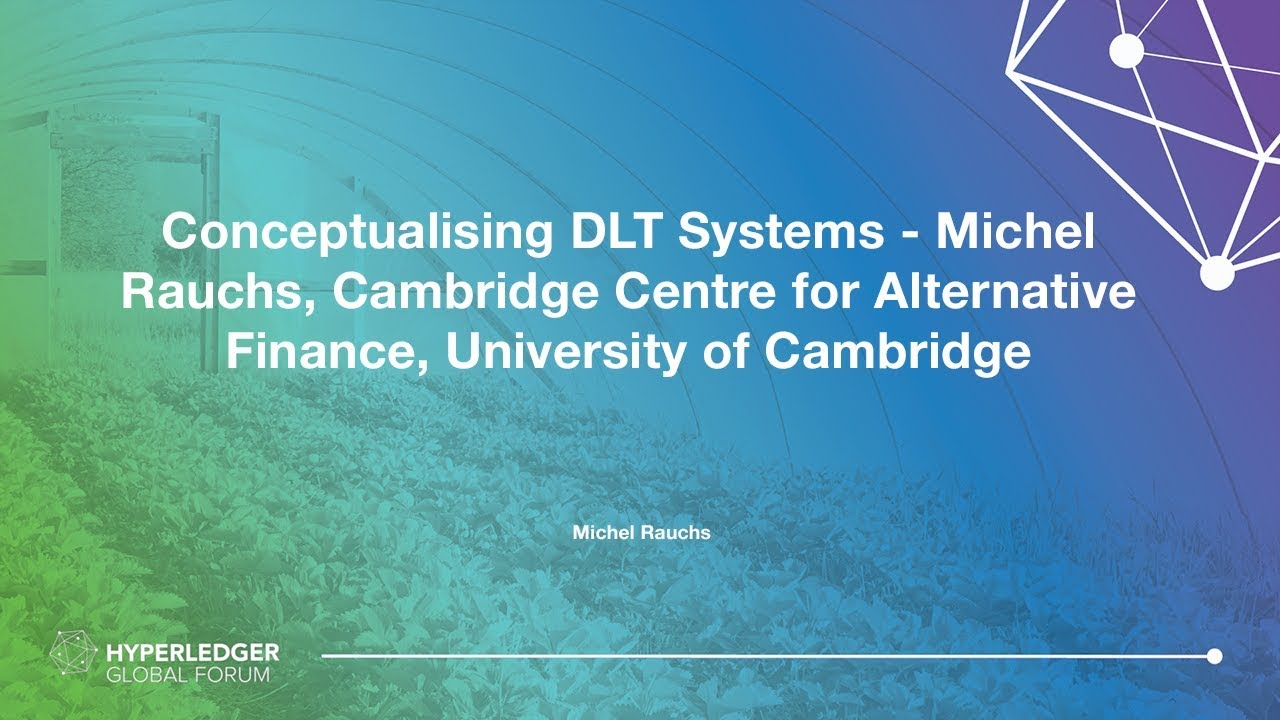 Conceptualising DLT Systems