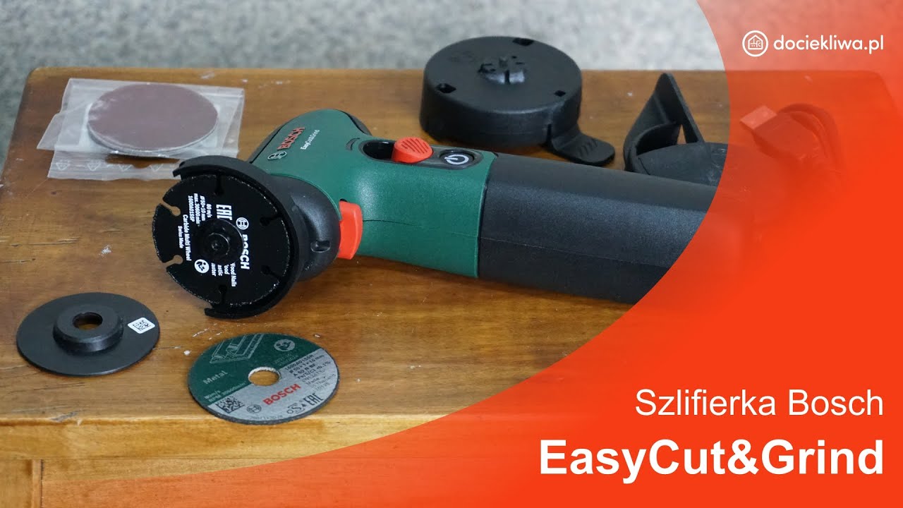 Dociekliwa.pl - test szlifierki kątowej Bosch EasyCut&Grind - opinie Dociekliwego
