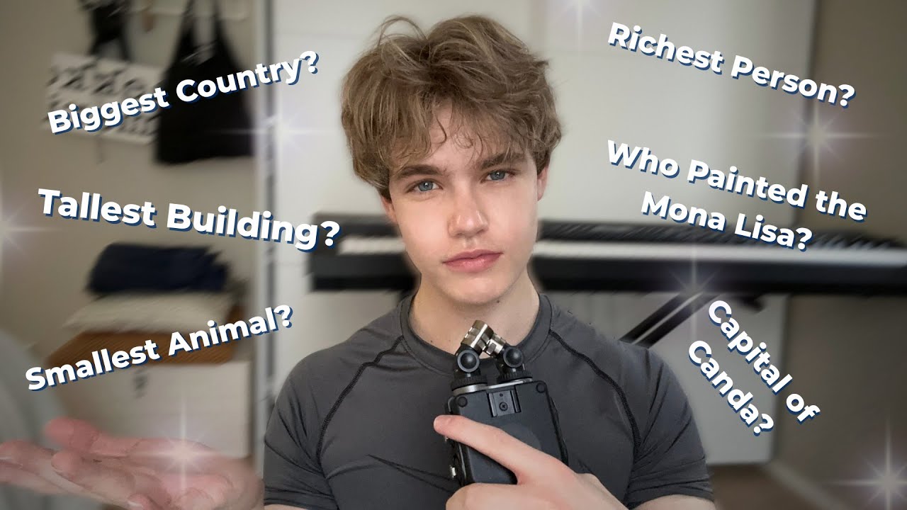 ASMR │ Can You Answer These EASY Questions?🤠 (Tascam Microphone)