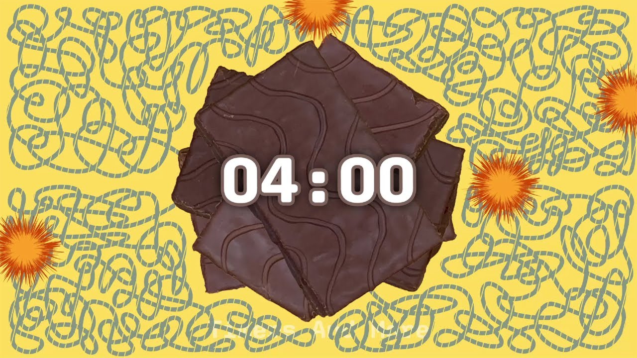 4 Minute Chocolate Cake Timer Bomb 🍫💣 | Countdown for Focus & Work