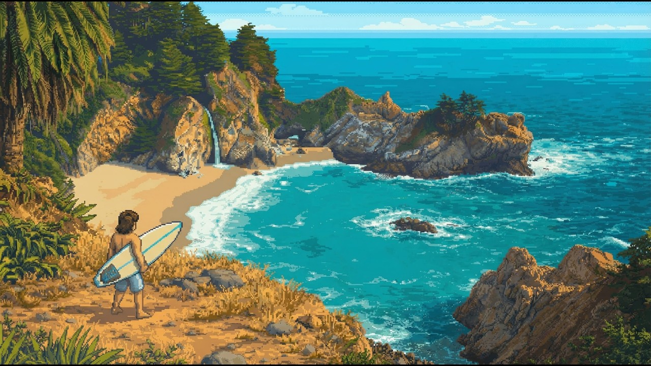 You Just Found a Secret Beach in California 🌊 | Lofi Beach Vibes to Relax & Study