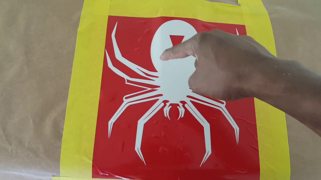 Easy!!!! How to paint a stencil on your vehicle .