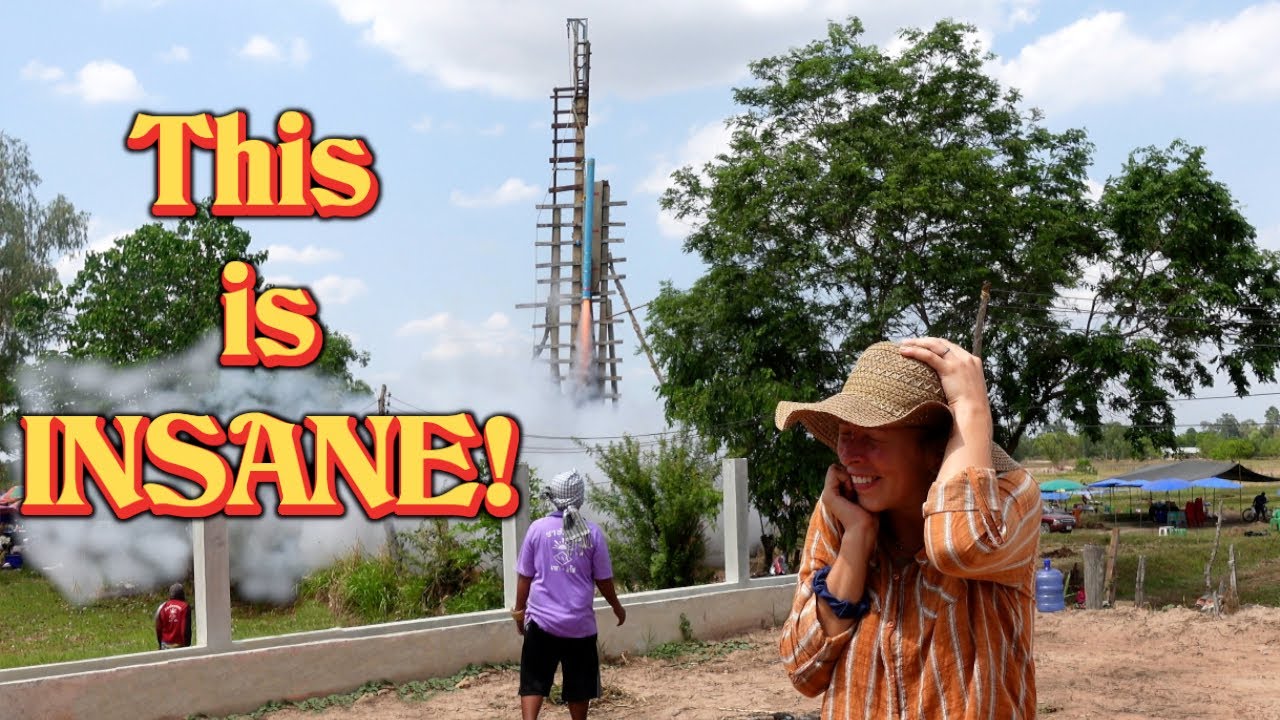 Thailand's DANGEROUSLY EXPLOSIVE Rocket Festival // ประเพณีบุญบั้งไฟ