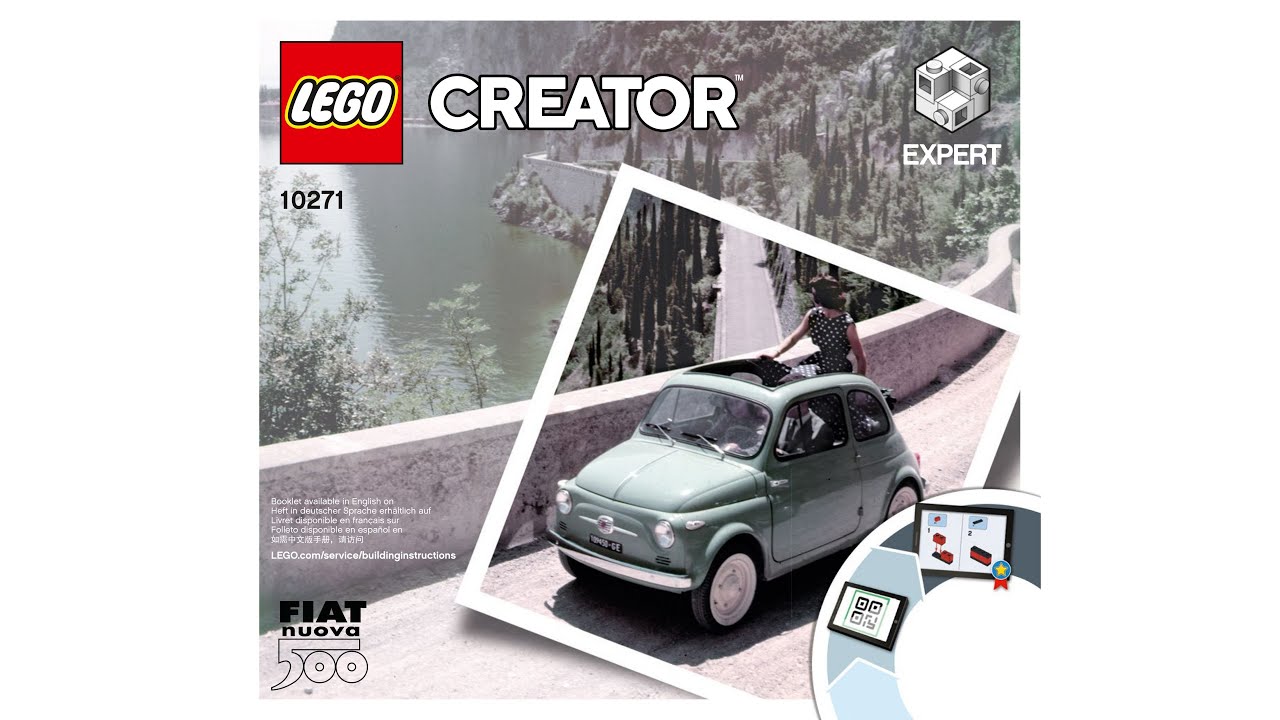 LEGO 10271 Fiat 500 (4K) - building instructions