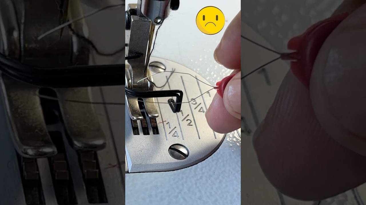 DIY Needle threader From Paper