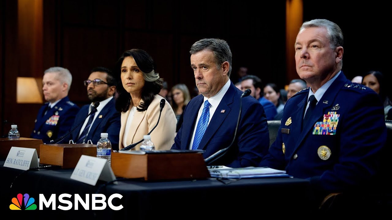 Top Intel officials face grilling as military plan texts are REVEALED