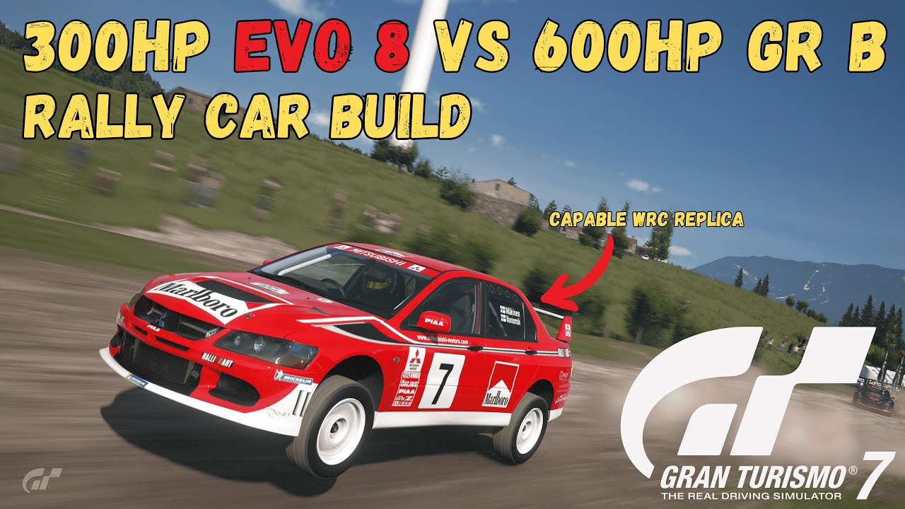 GT7 Builds by a Sentient Van - Mitsubishi Lancer Evo 8 WRC Replica Build